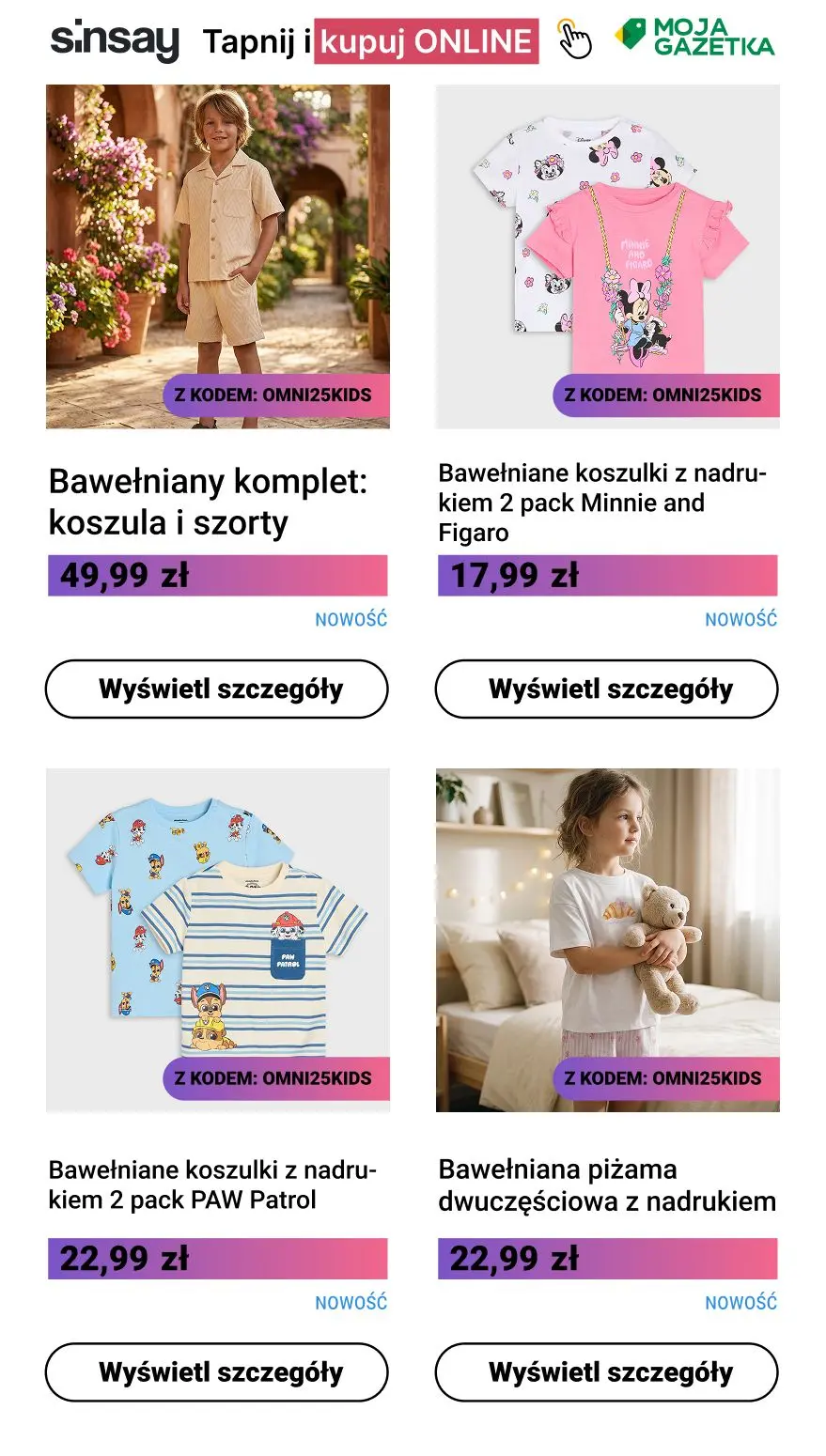 gazetka promocyjna Sinsay ☀️ DZIEŃ DZIECKA! -25% na WSZYSTKO dla dzieci  - Strona 3