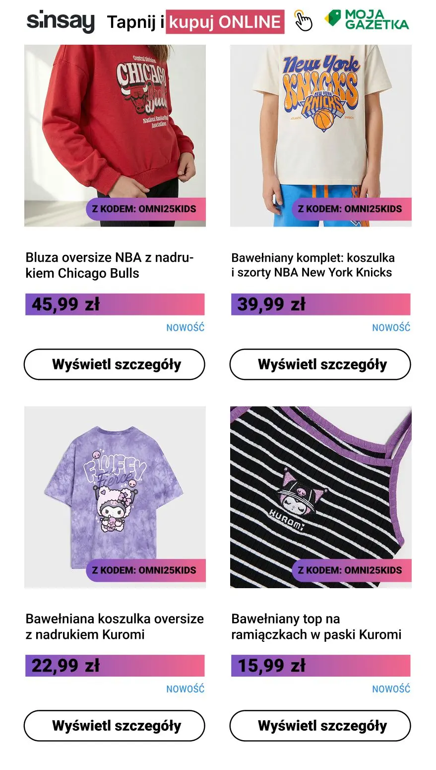 gazetka promocyjna Sinsay ☀️ DZIEŃ DZIECKA! -25% na WSZYSTKO dla dzieci  - Strona 5