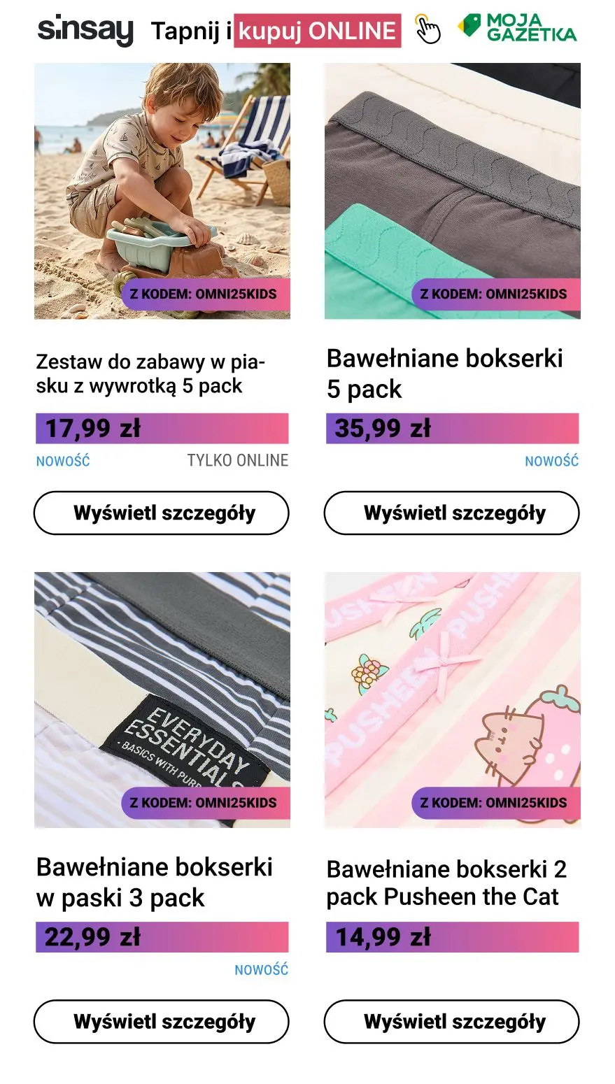 gazetka promocyjna Sinsay ☀️ DZIEŃ DZIECKA! -25% na WSZYSTKO dla dzieci  - Strona 7