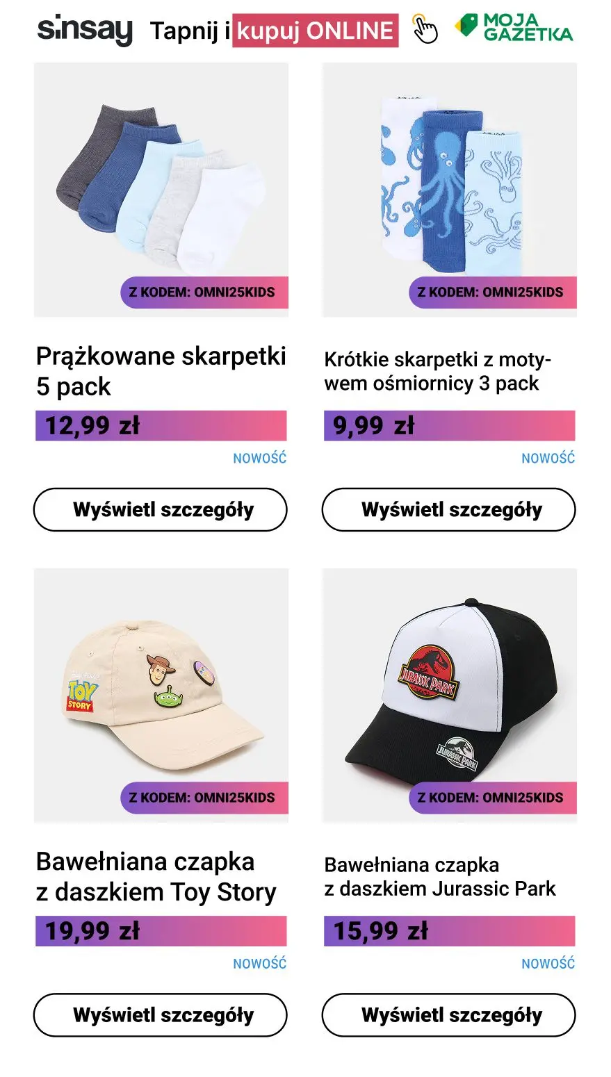 gazetka promocyjna Sinsay ☀️ DZIEŃ DZIECKA! -25% na WSZYSTKO dla dzieci  - Strona 8