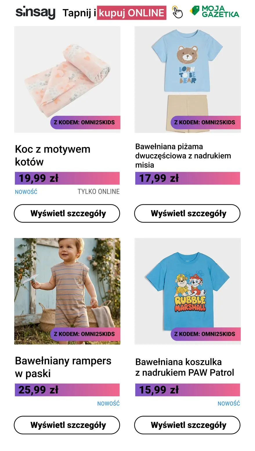 gazetka promocyjna Sinsay ☀️ DZIEŃ DZIECKA! -25% na WSZYSTKO dla dzieci  - Strona 10