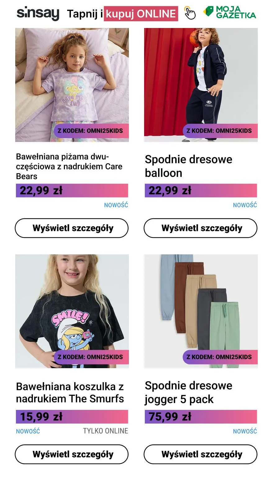 gazetka promocyjna Sinsay ☀️ DZIEŃ DZIECKA! -25% na WSZYSTKO dla dzieci  - Strona 11