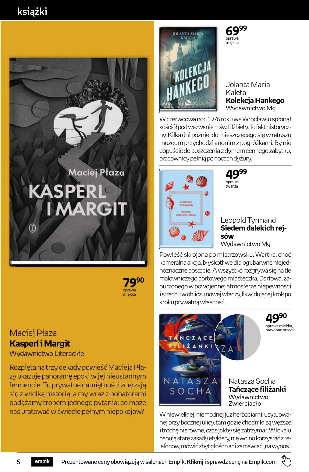 gazetka promocyjna Empik Tom kultury - Strona 6