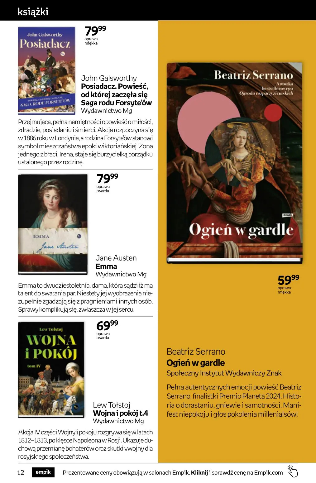 gazetka promocyjna Empik Tom kultury - Strona 12