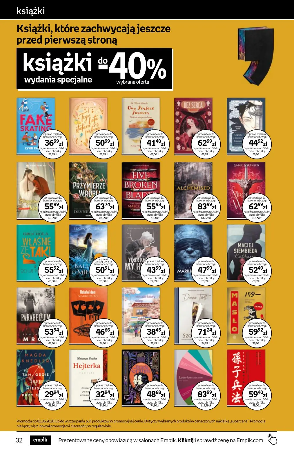 gazetka promocyjna Empik Tom kultury - Strona 32