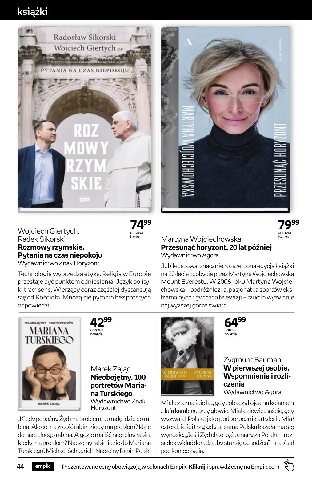 gazetka promocyjna Empik Tom kultury - Strona 44