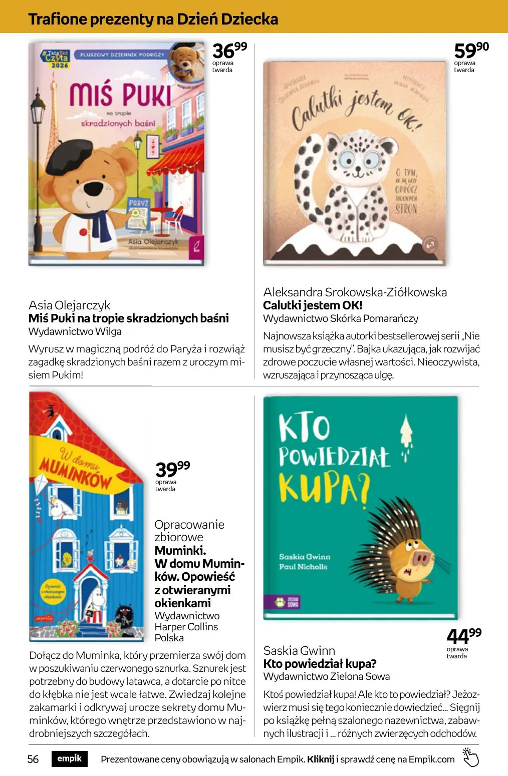 gazetka promocyjna Empik Tom kultury - Strona 56