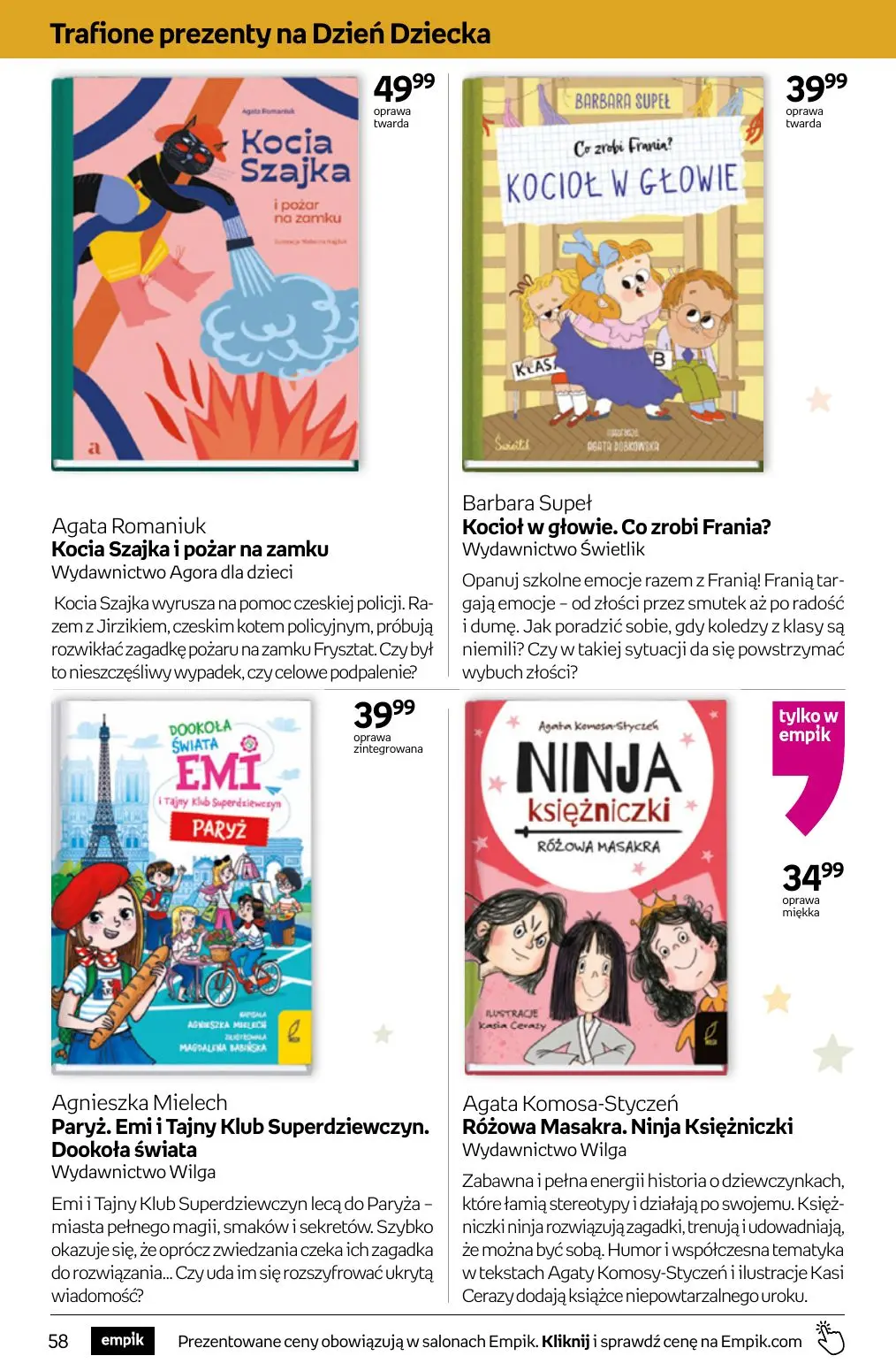 gazetka promocyjna Empik Tom kultury - Strona 58