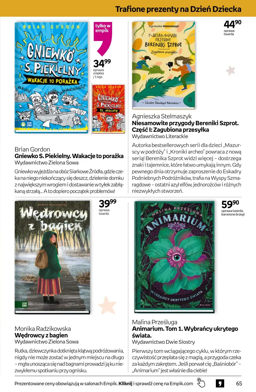 gazetka promocyjna Empik Tom kultury - Strona 65