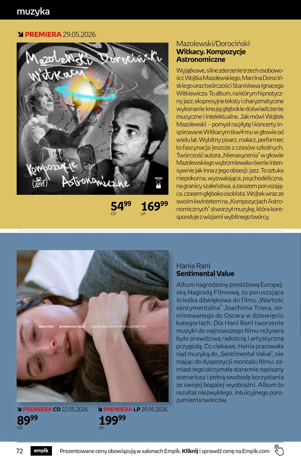 gazetka promocyjna Empik Tom kultury - Strona 72