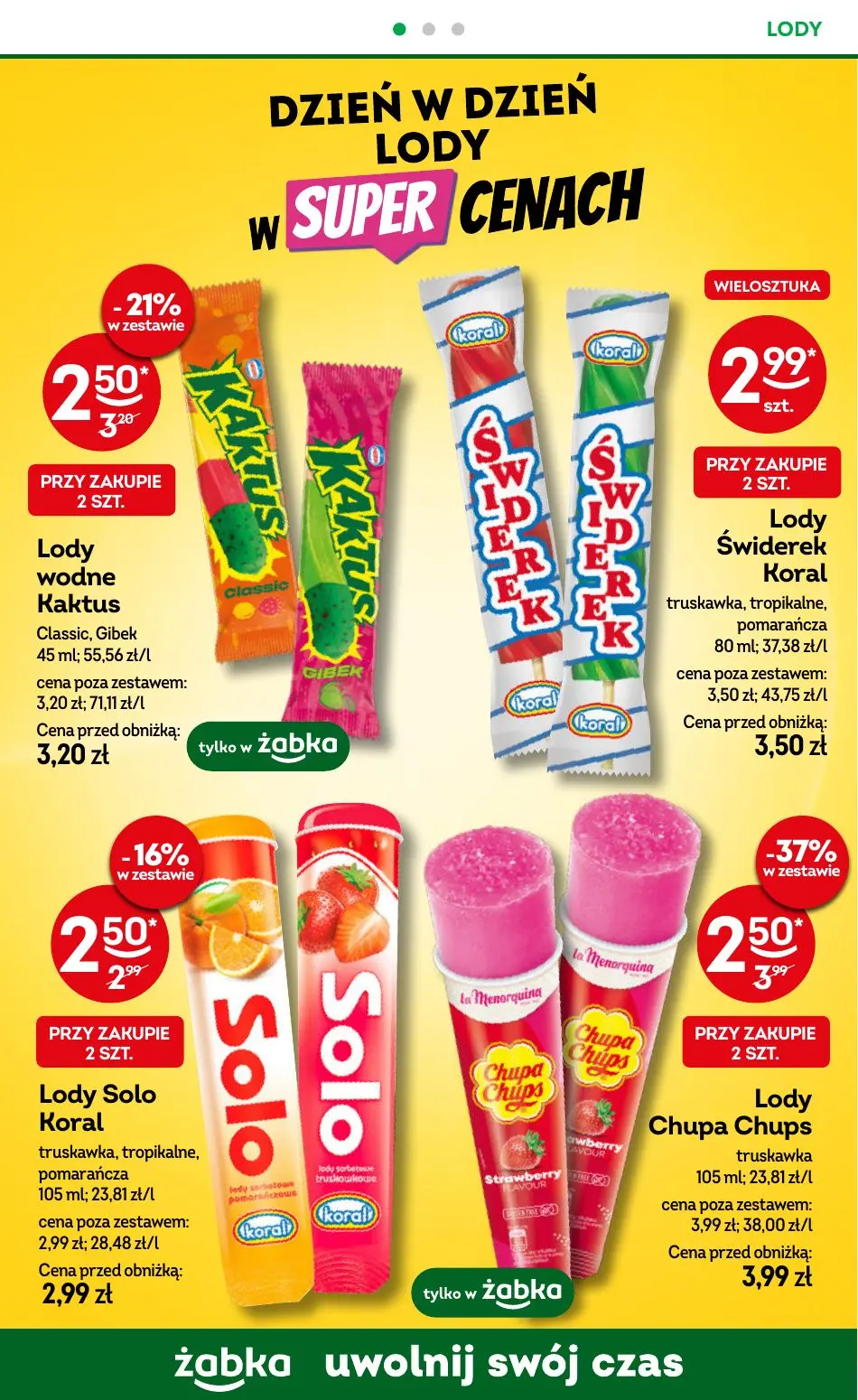 gazetka promocyjna Żabka Uwolnij swój czas - Strona 64