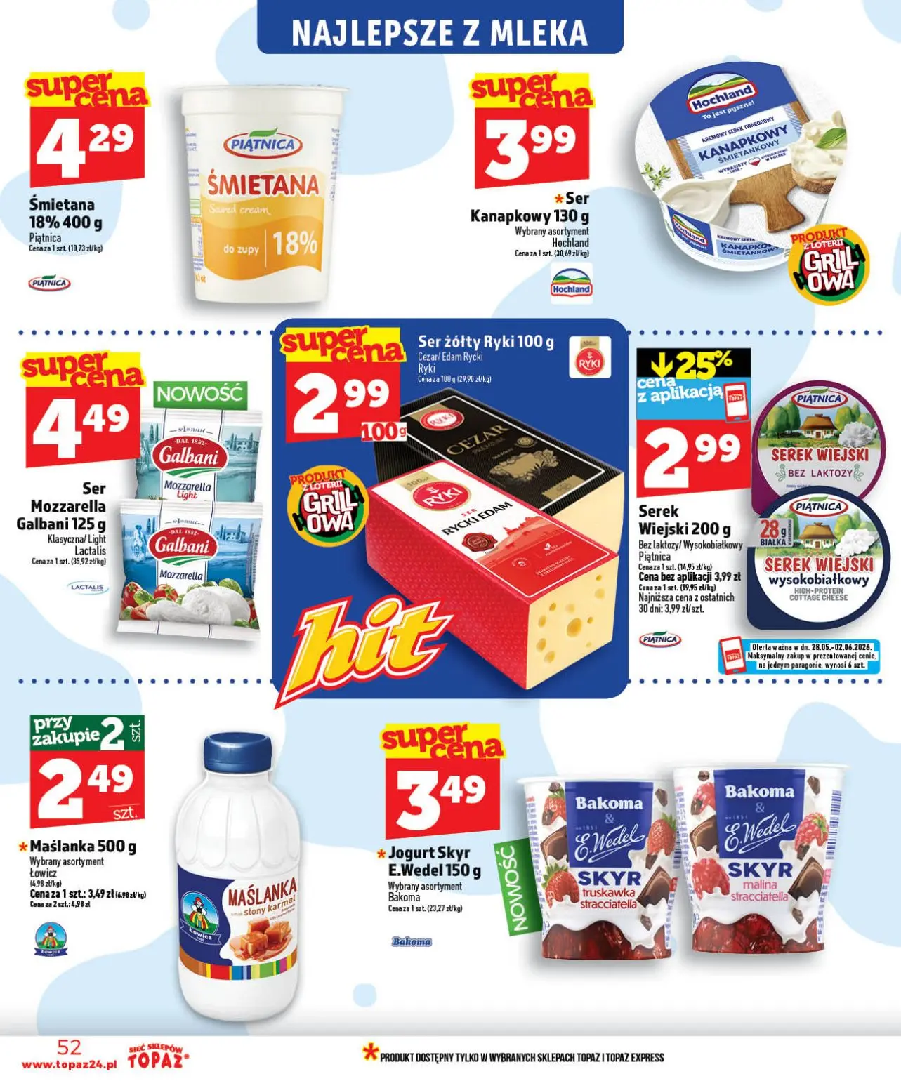 gazetka promocyjna Topaz Ogólna - Strona 52