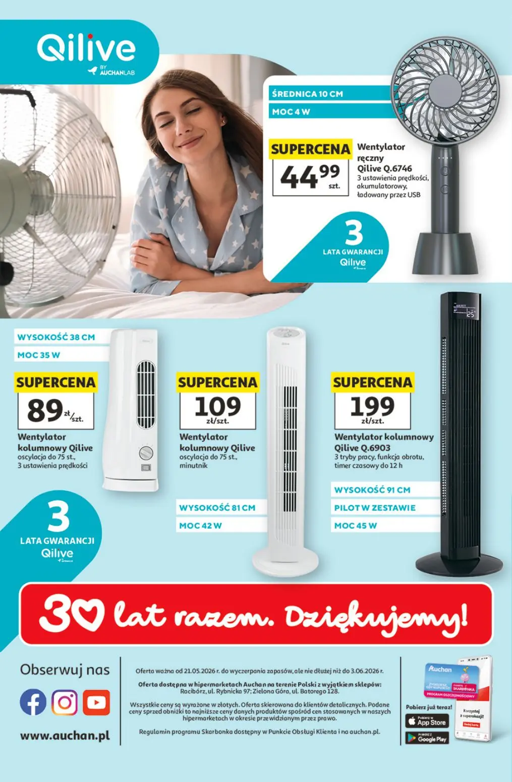 gazetka promocyjna Auchan Wentylatory, klimatyzatory - Strona 4