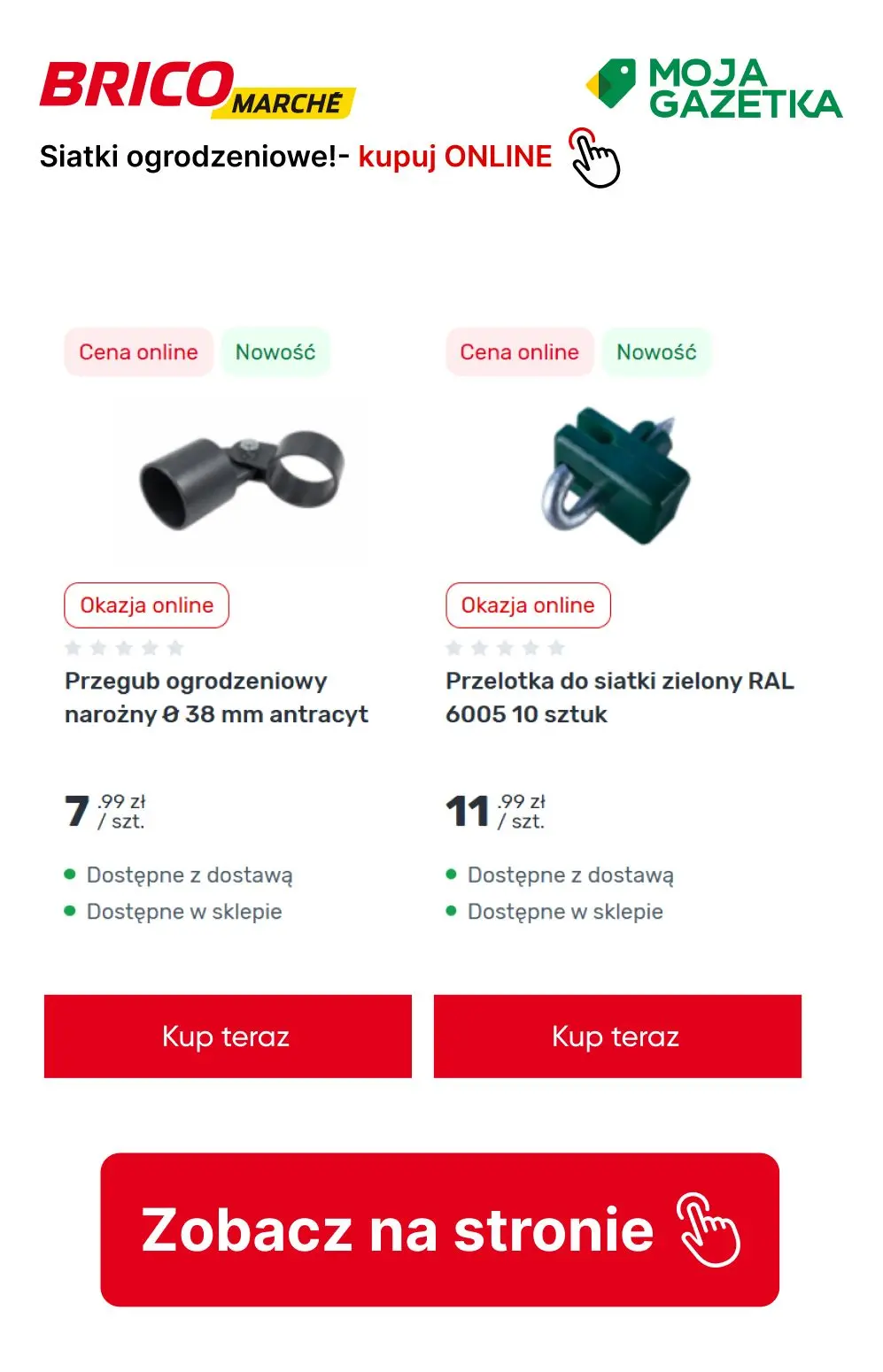 gazetka promocyjna BRICOMARCHE Funkcjonalne ogrodzenia z siatki - Strona 10