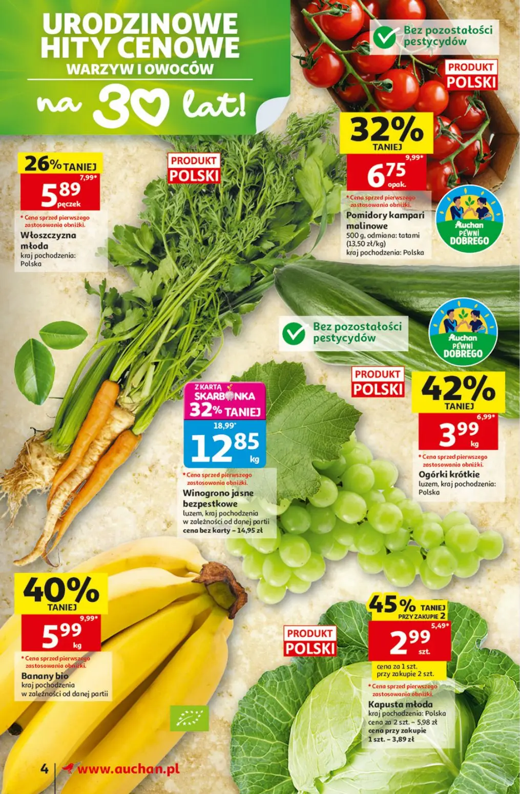 gazetka promocyjna Auchan Supermarket Urodzinowe Hity Cenowe - Strona 4