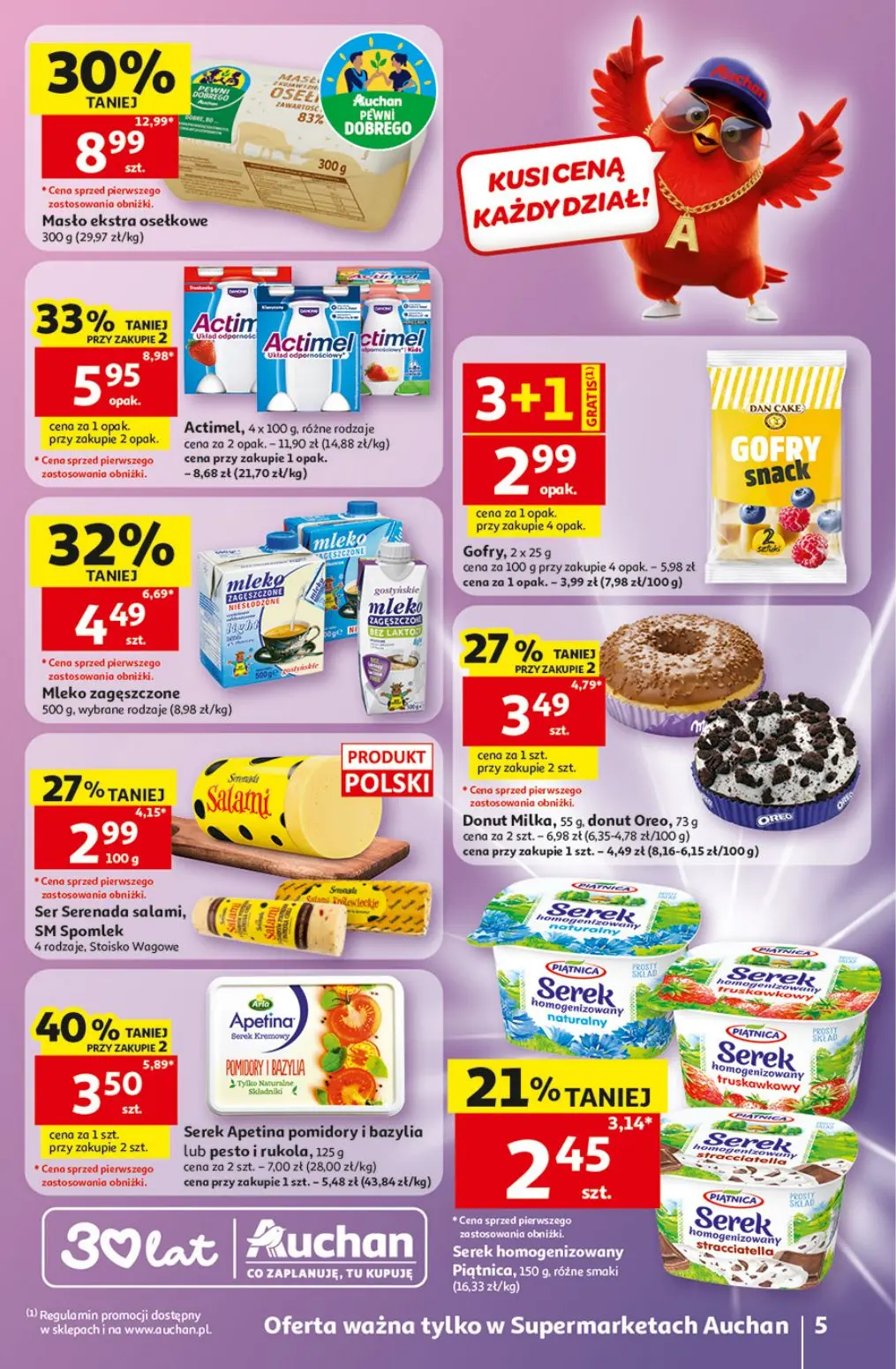 gazetka promocyjna Auchan Supermarket Urodzinowe Hity Cenowe - Strona 5