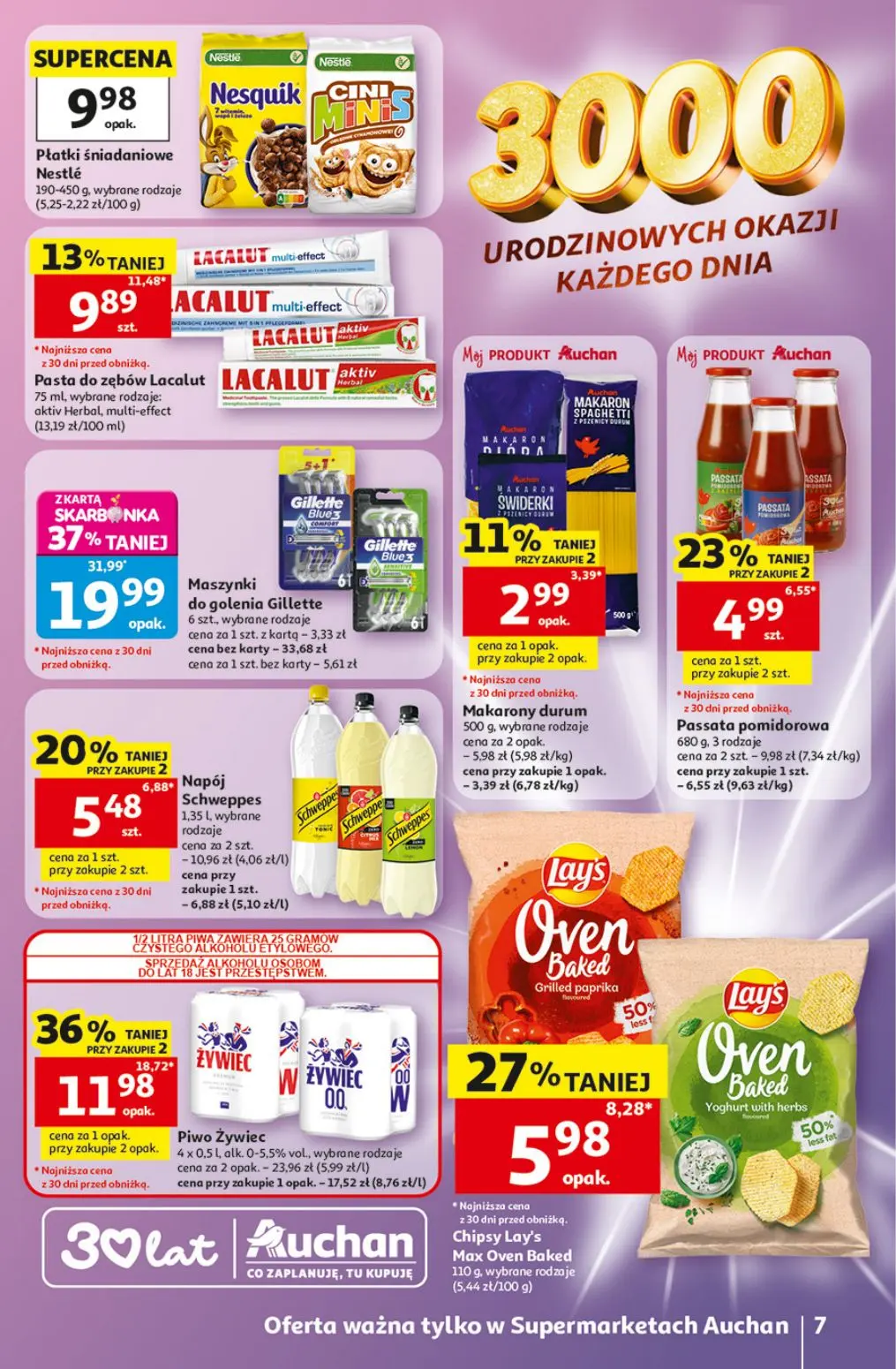 gazetka promocyjna Auchan Supermarket Urodzinowe Hity Cenowe - Strona 7