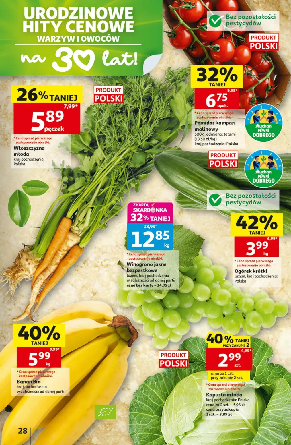 gazetka promocyjna Auchan Urodzinowe Hity Cenowe - Strona 28