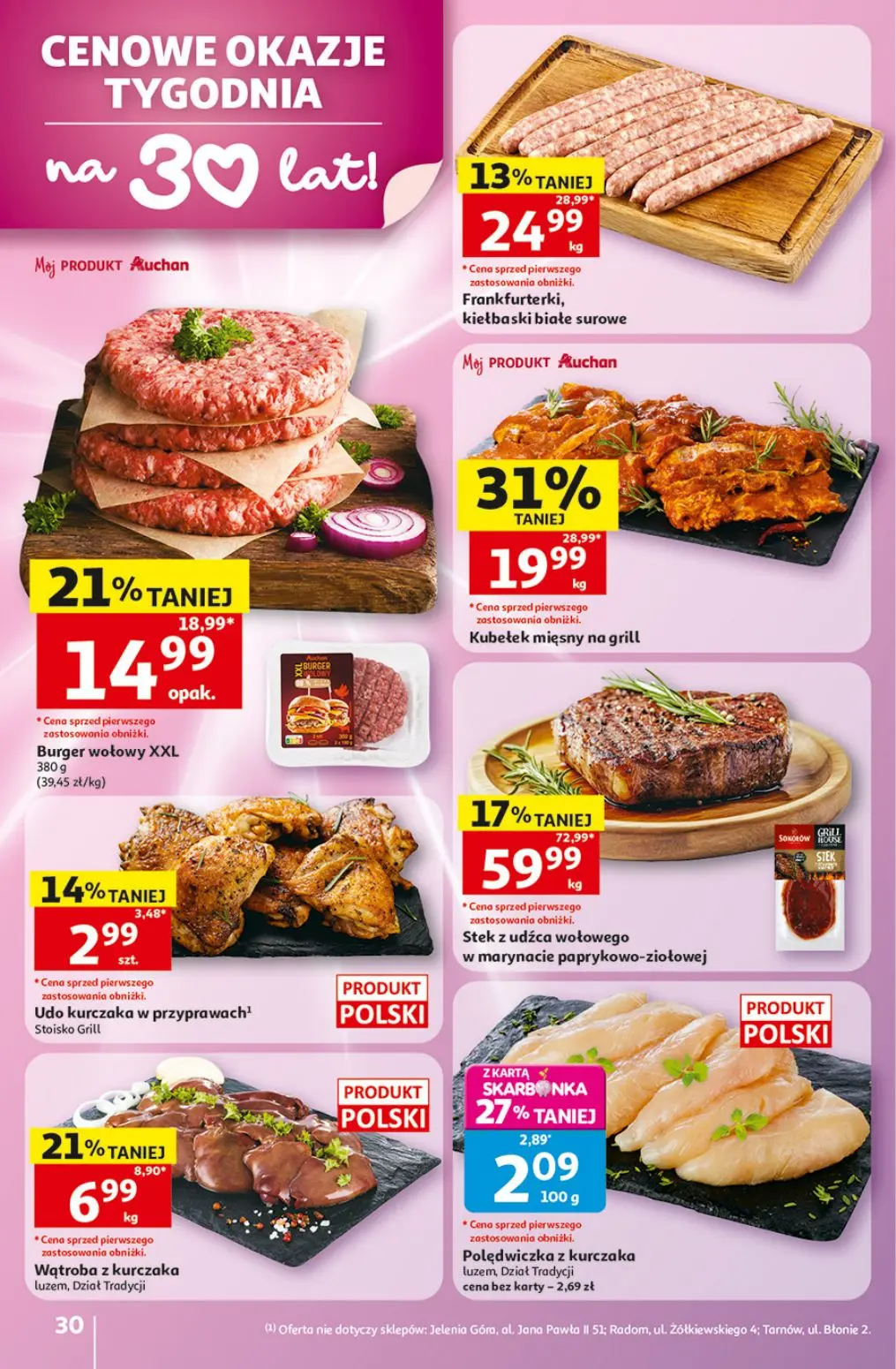 gazetka promocyjna Auchan Urodzinowe Hity Cenowe - Strona 30