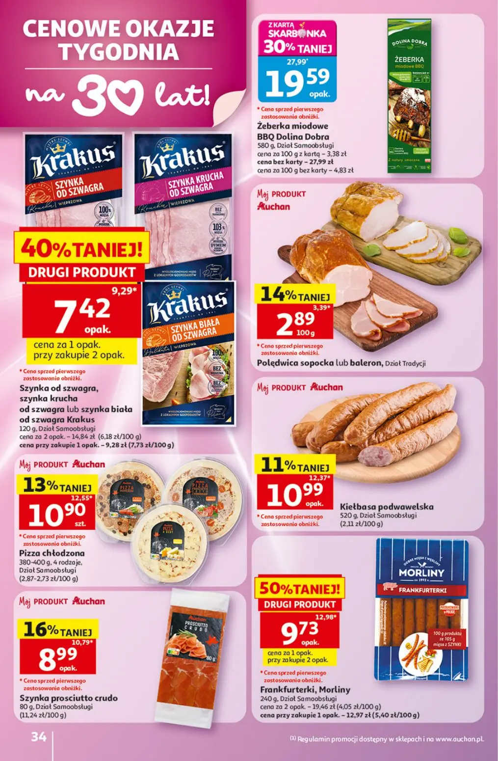 gazetka promocyjna Auchan Urodzinowe Hity Cenowe - Strona 34