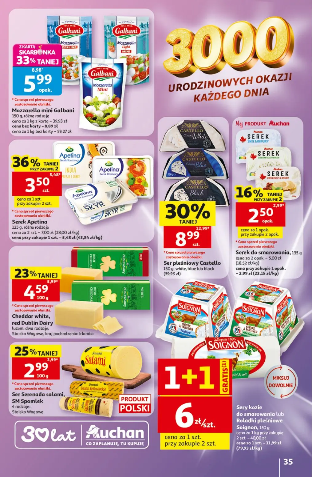 gazetka promocyjna Auchan Urodzinowe Hity Cenowe - Strona 35