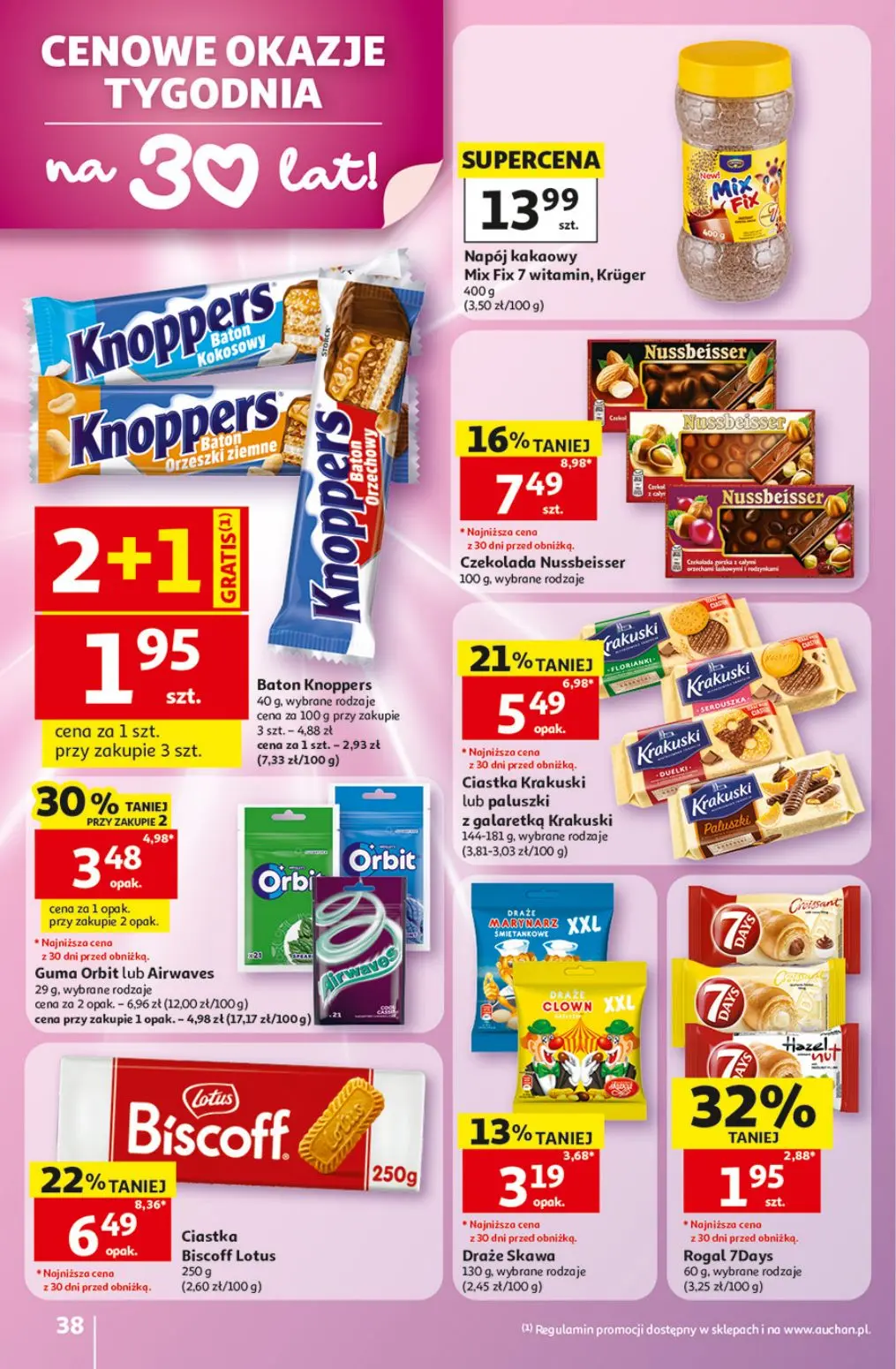 gazetka promocyjna Auchan Urodzinowe Hity Cenowe - Strona 38