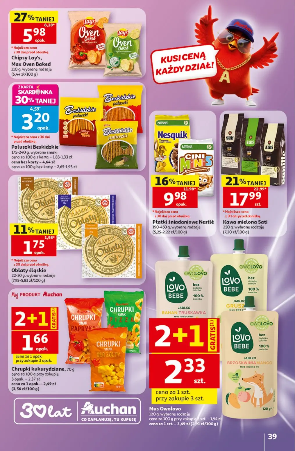 gazetka promocyjna Auchan Urodzinowe Hity Cenowe - Strona 39