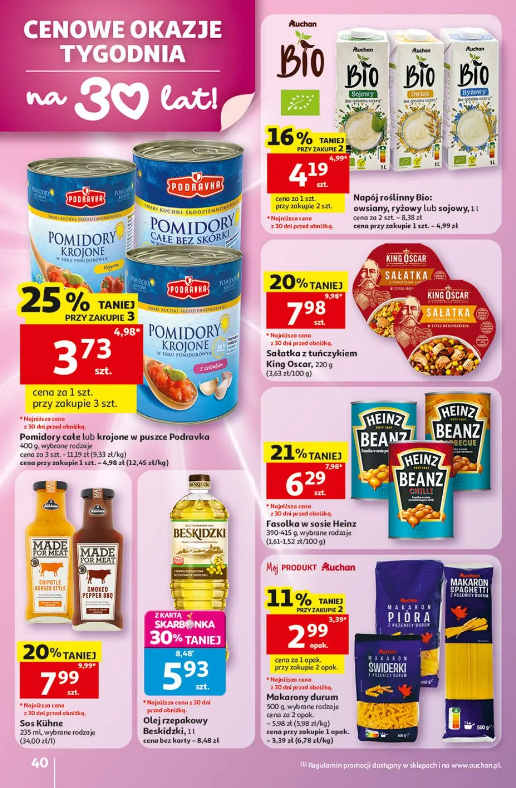 gazetka promocyjna Auchan Urodzinowe Hity Cenowe - Strona 40