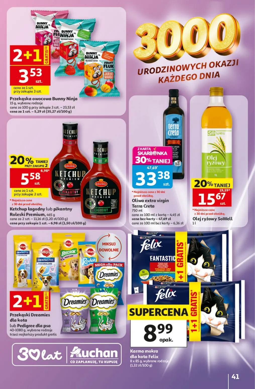 gazetka promocyjna Auchan Urodzinowe Hity Cenowe - Strona 41