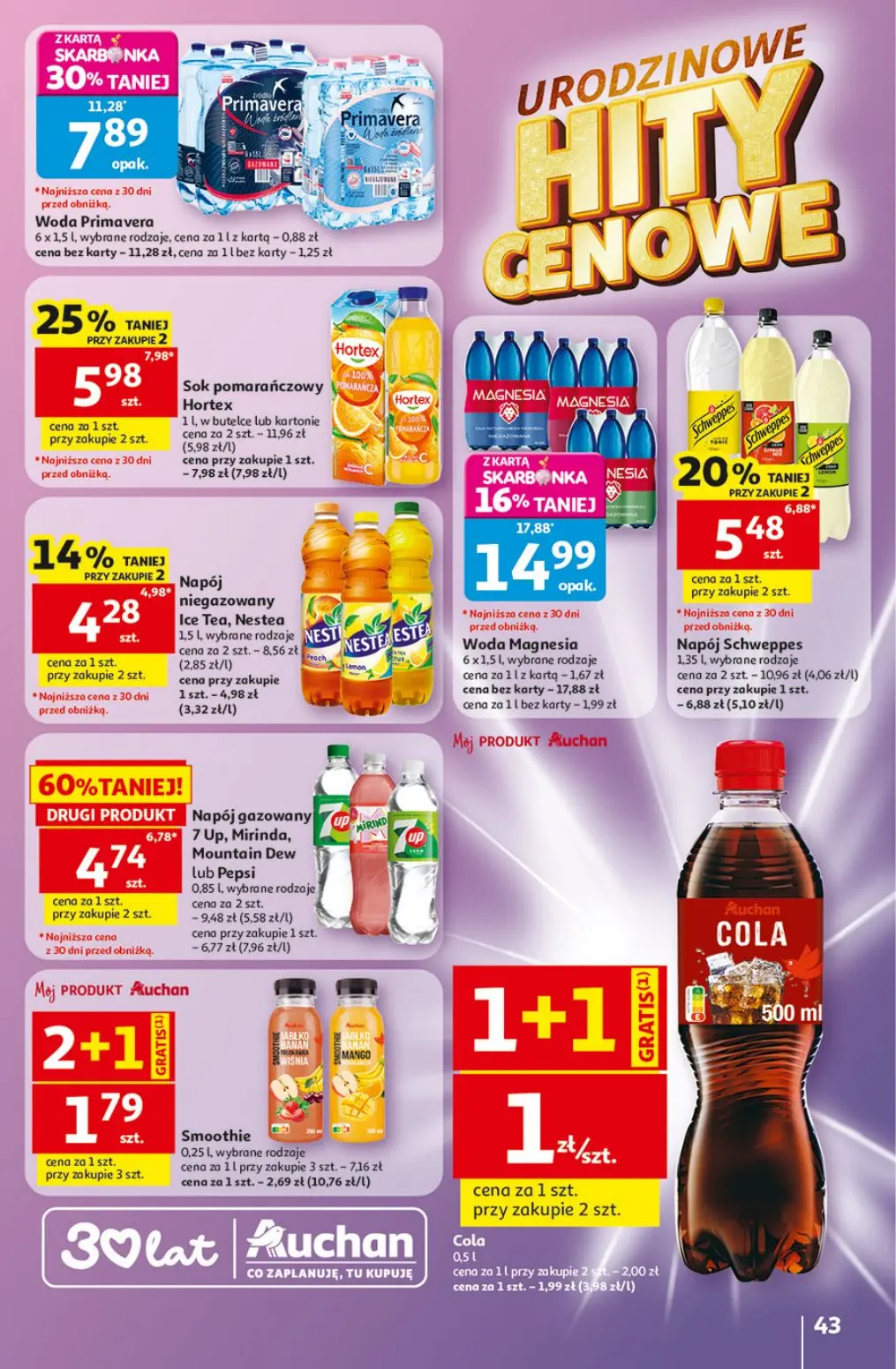 gazetka promocyjna Auchan Urodzinowe Hity Cenowe - Strona 43