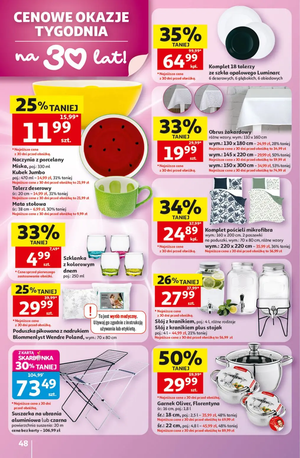 gazetka promocyjna Auchan Urodzinowe Hity Cenowe - Strona 48