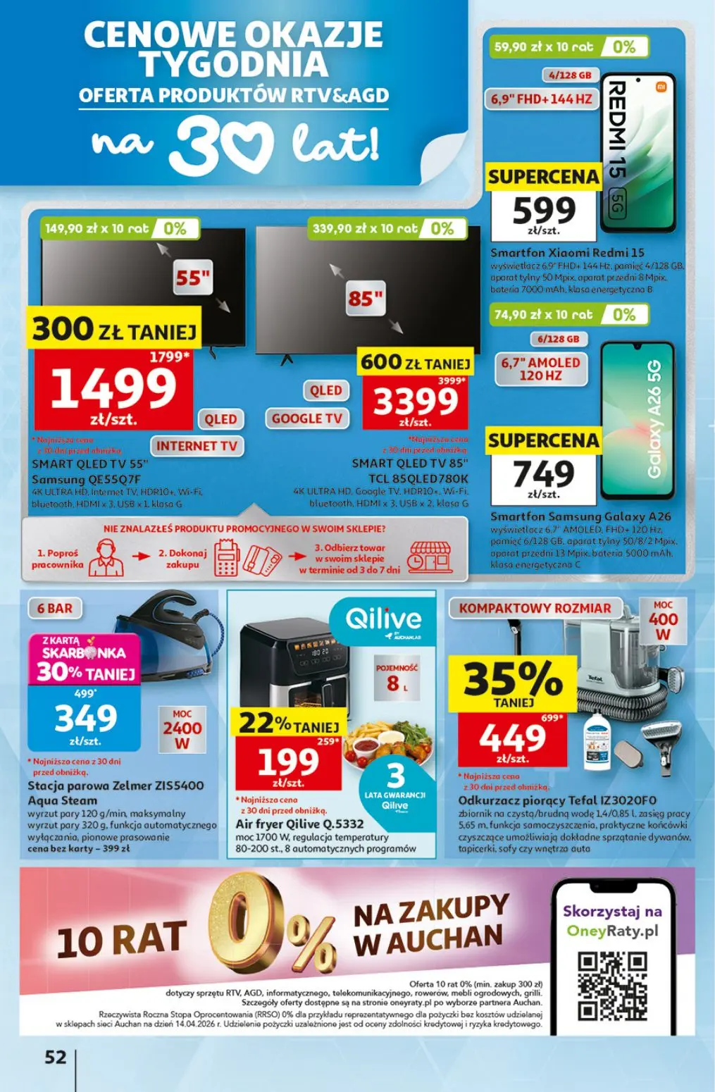 gazetka promocyjna Auchan Urodzinowe Hity Cenowe - Strona 52