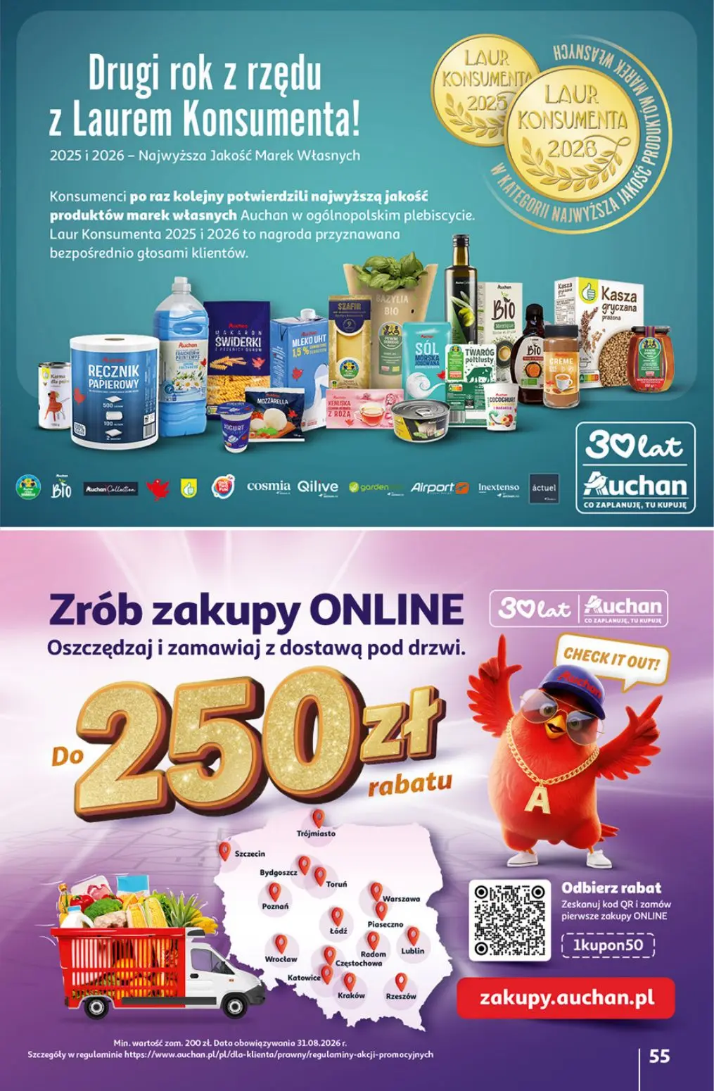 gazetka promocyjna Auchan Urodzinowe Hity Cenowe - Strona 55
