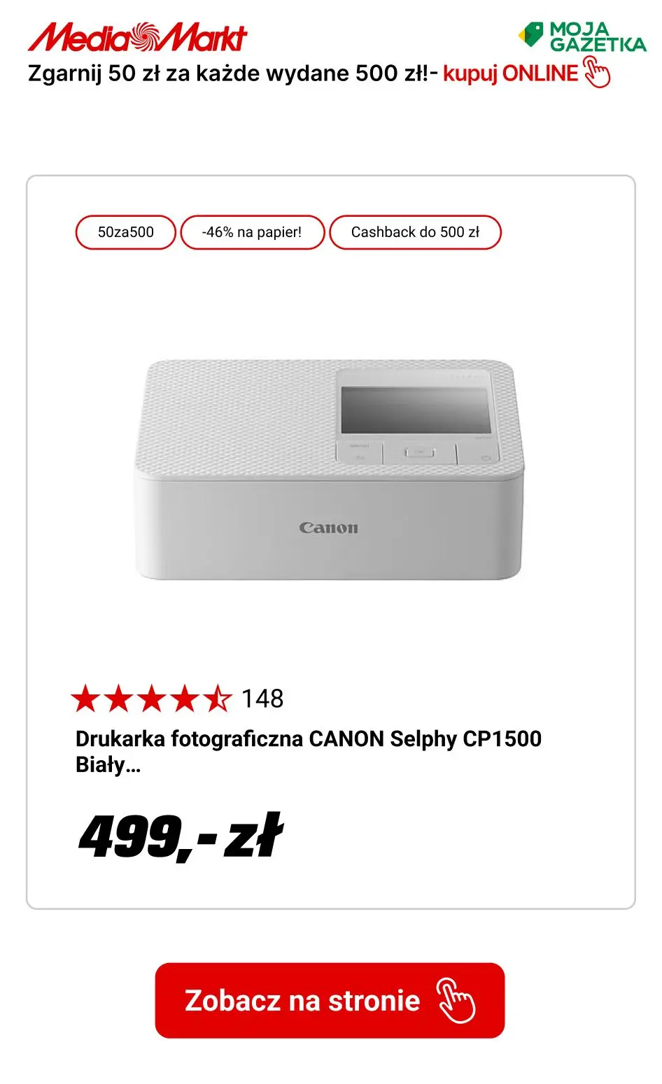 gazetka promocyjna Media Markt Zgarnij 50 zł zniżki za każde wydane 500 zł, przy zakupie min. 2 różnych produktów! - Strona 5