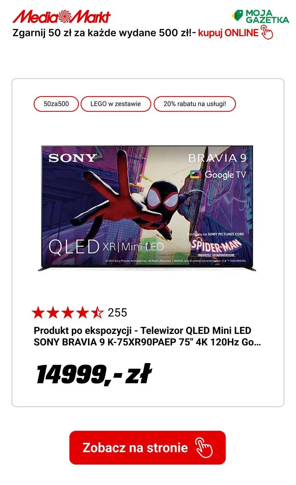gazetka promocyjna Media Markt Zgarnij 50 zł zniżki za każde wydane 500 zł, przy zakupie min. 2 różnych produktów! - Strona 6