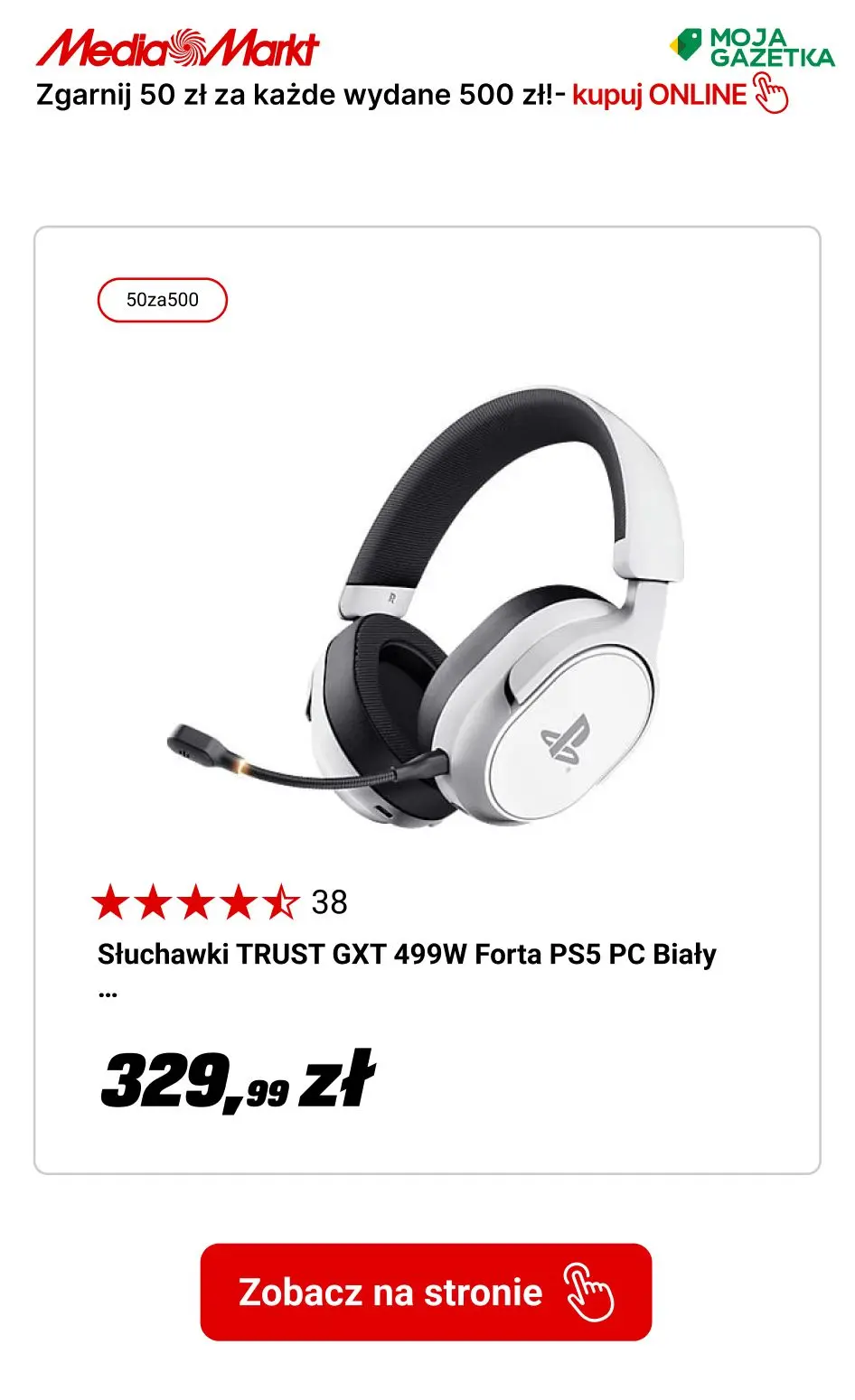 gazetka promocyjna Media Markt Zgarnij 50 zł zniżki za każde wydane 500 zł, przy zakupie min. 2 różnych produktów! - Strona 8