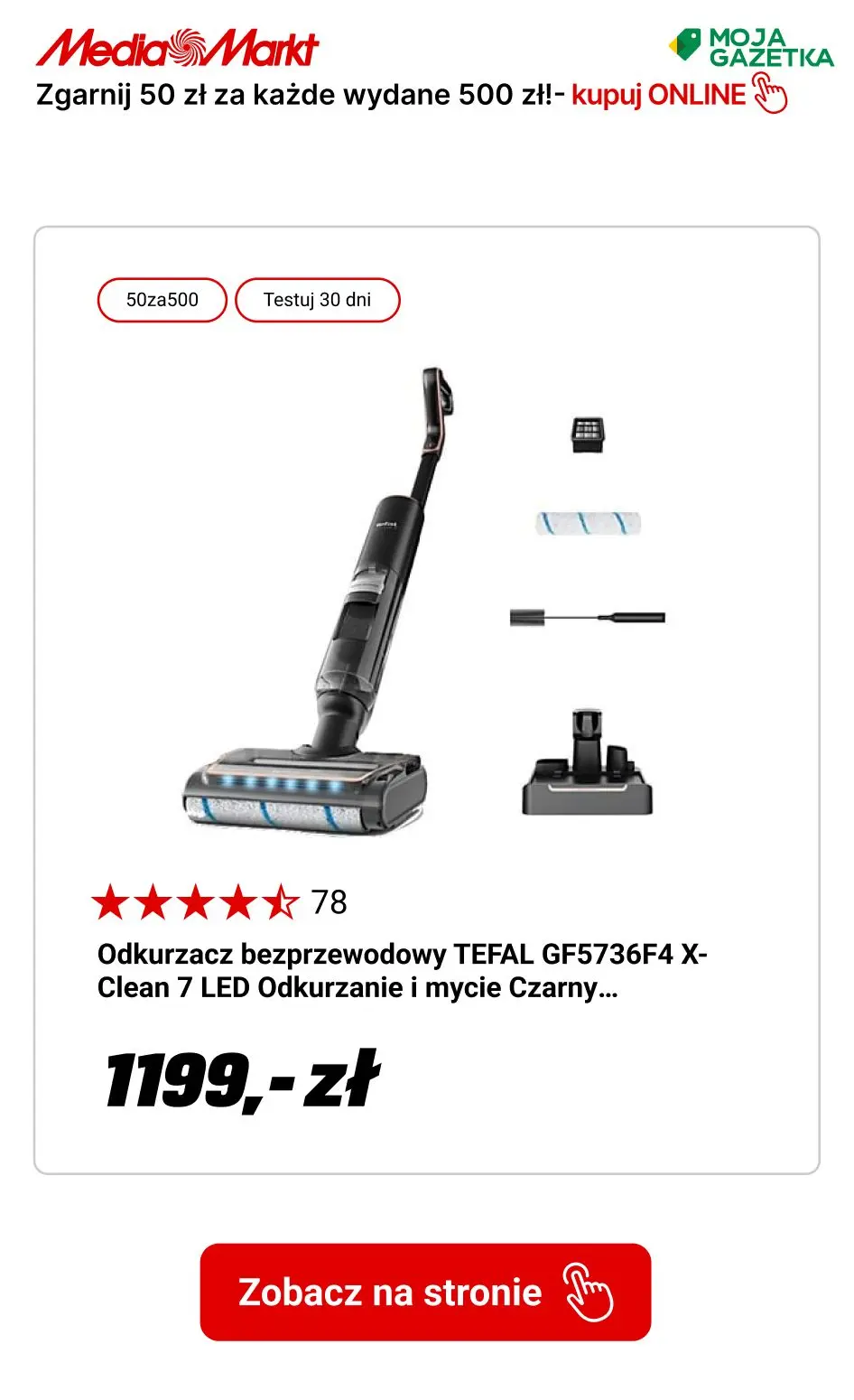 gazetka promocyjna Media Markt Zgarnij 50 zł zniżki za każde wydane 500 zł, przy zakupie min. 2 różnych produktów! - Strona 9