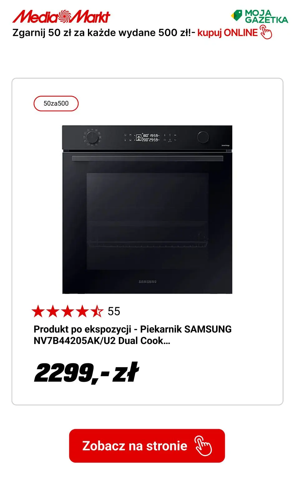 gazetka promocyjna Media Markt Zgarnij 50 zł zniżki za każde wydane 500 zł, przy zakupie min. 2 różnych produktów! - Strona 14