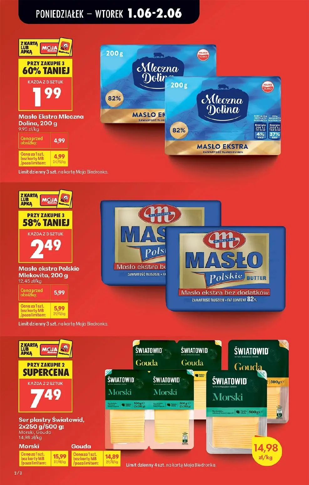 gazetka promocyjna Biedronka Od poniedziałku - Strona 2
