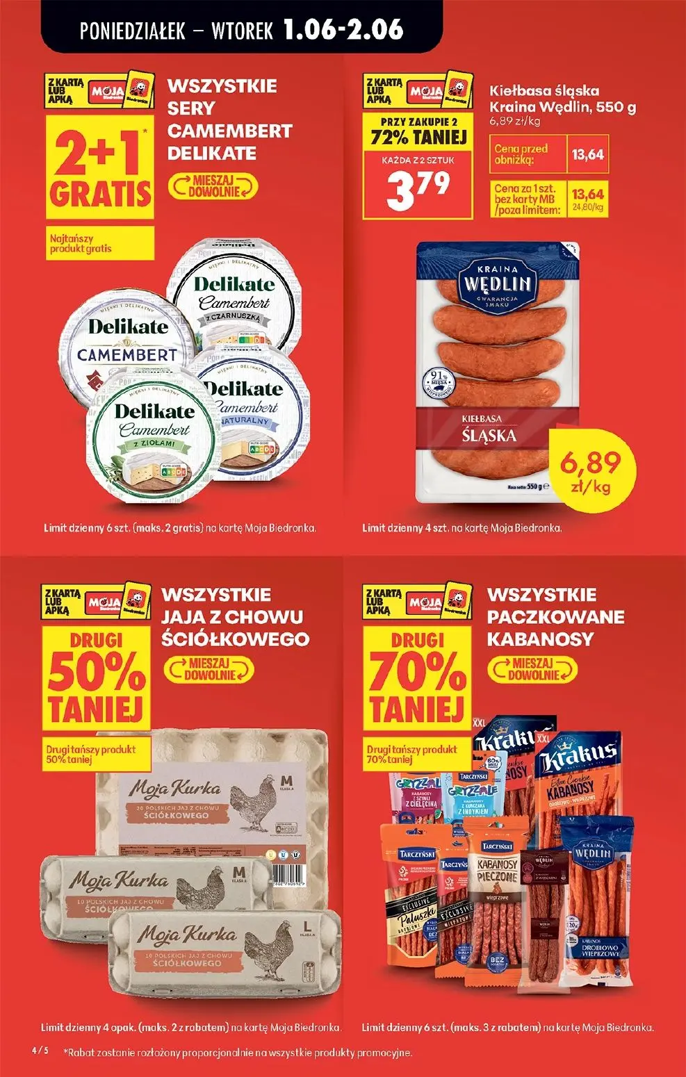 gazetka promocyjna Biedronka Od poniedziałku - Strona 4