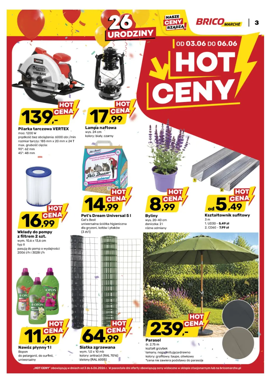 gazetka promocyjna BRICOMARCHE Hot ceny - Strona 3