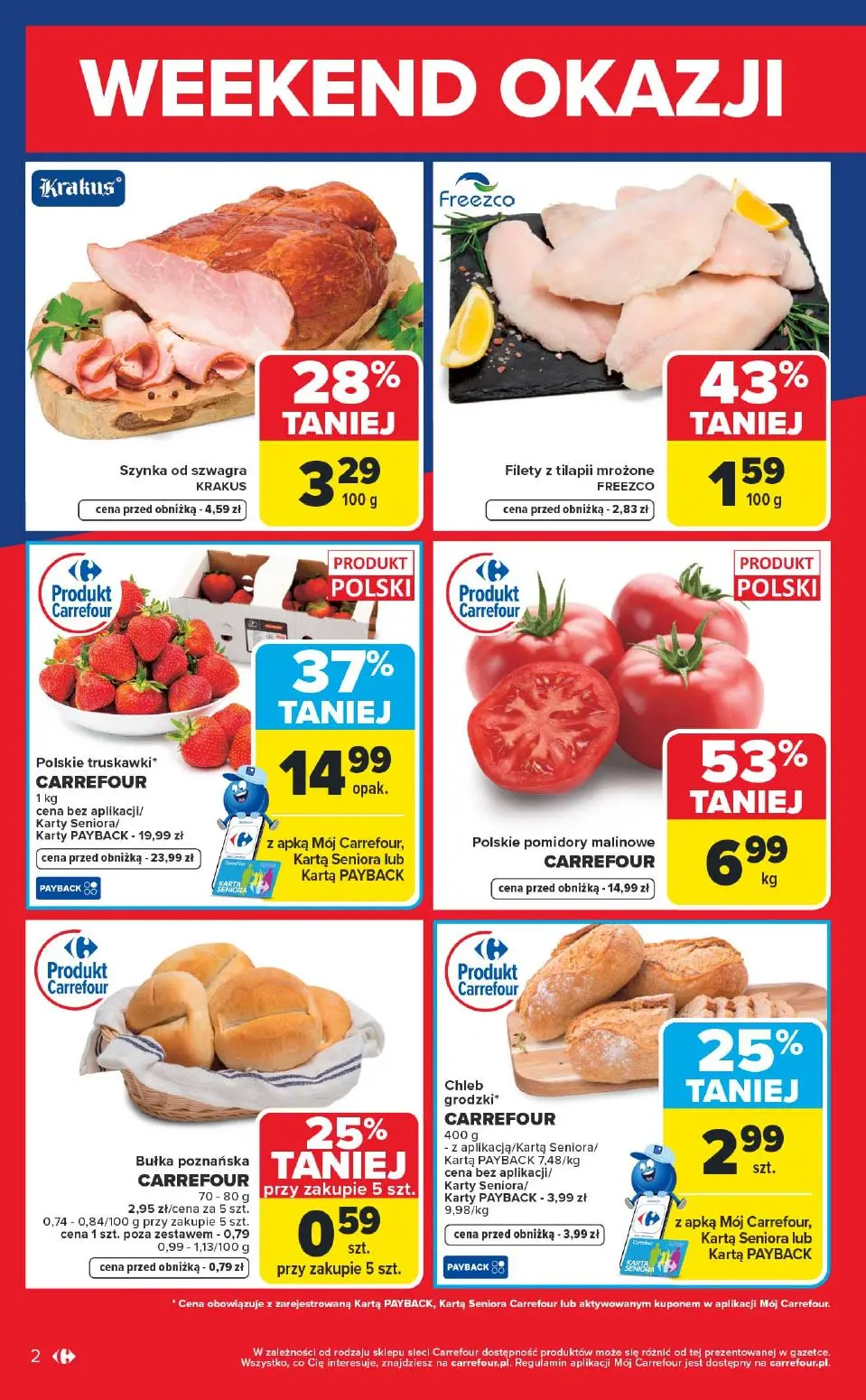 gazetka promocyjna Carrefour Market Weekend okazji! - Strona 2
