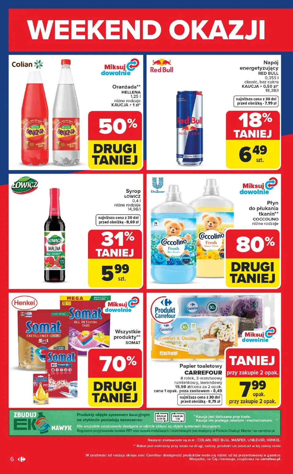 gazetka promocyjna Carrefour Weekend okazji! Już od środy! - Strona 6