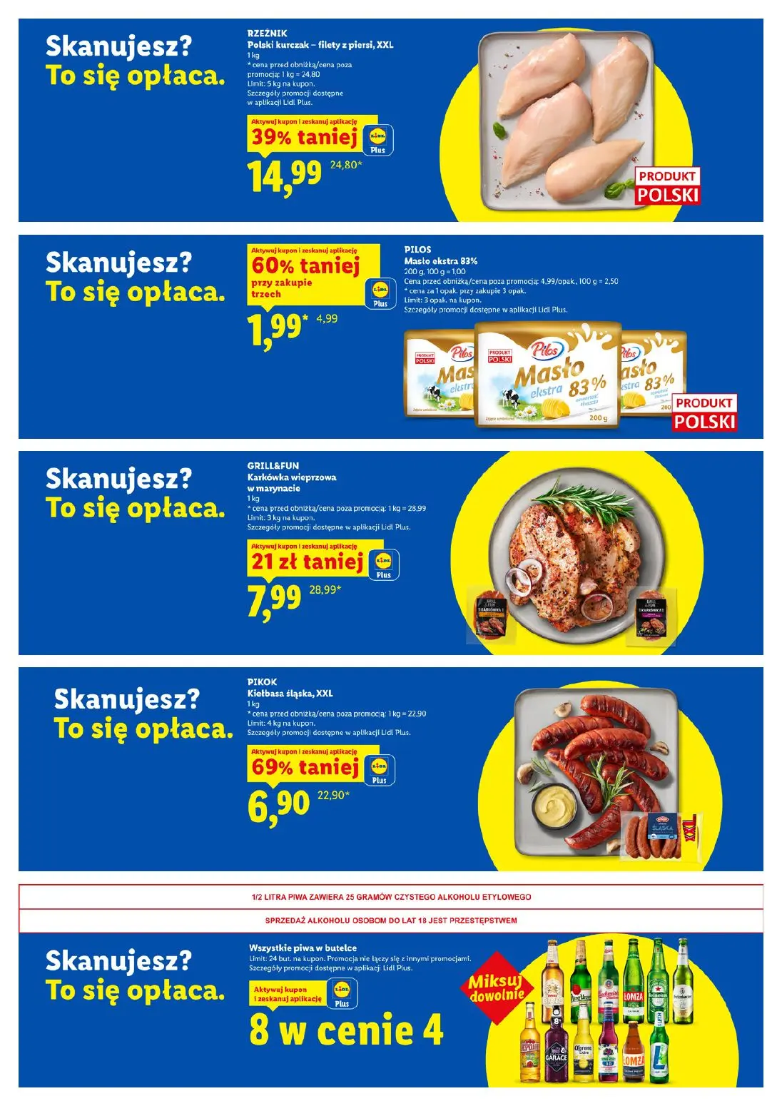 gazetka promocyjna LIDL Lidl plus. Skanujesz - To się opłaca - Strona 22