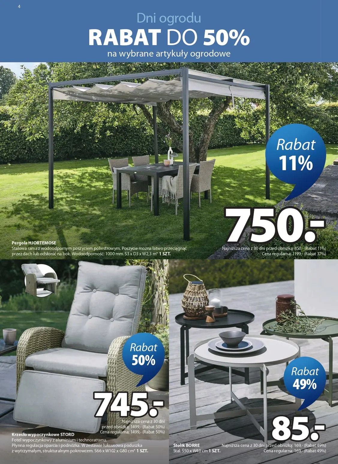 gazetka promocyjna JYSK Świetna oferta do ogrodu - Strona 4