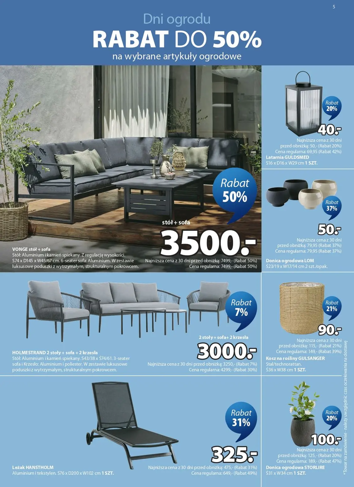 gazetka promocyjna JYSK Świetna oferta do ogrodu - Strona 5