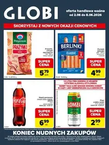 Gazetka promocyjna Globi, ważna od 2026-06-02 do 2026-06-08.