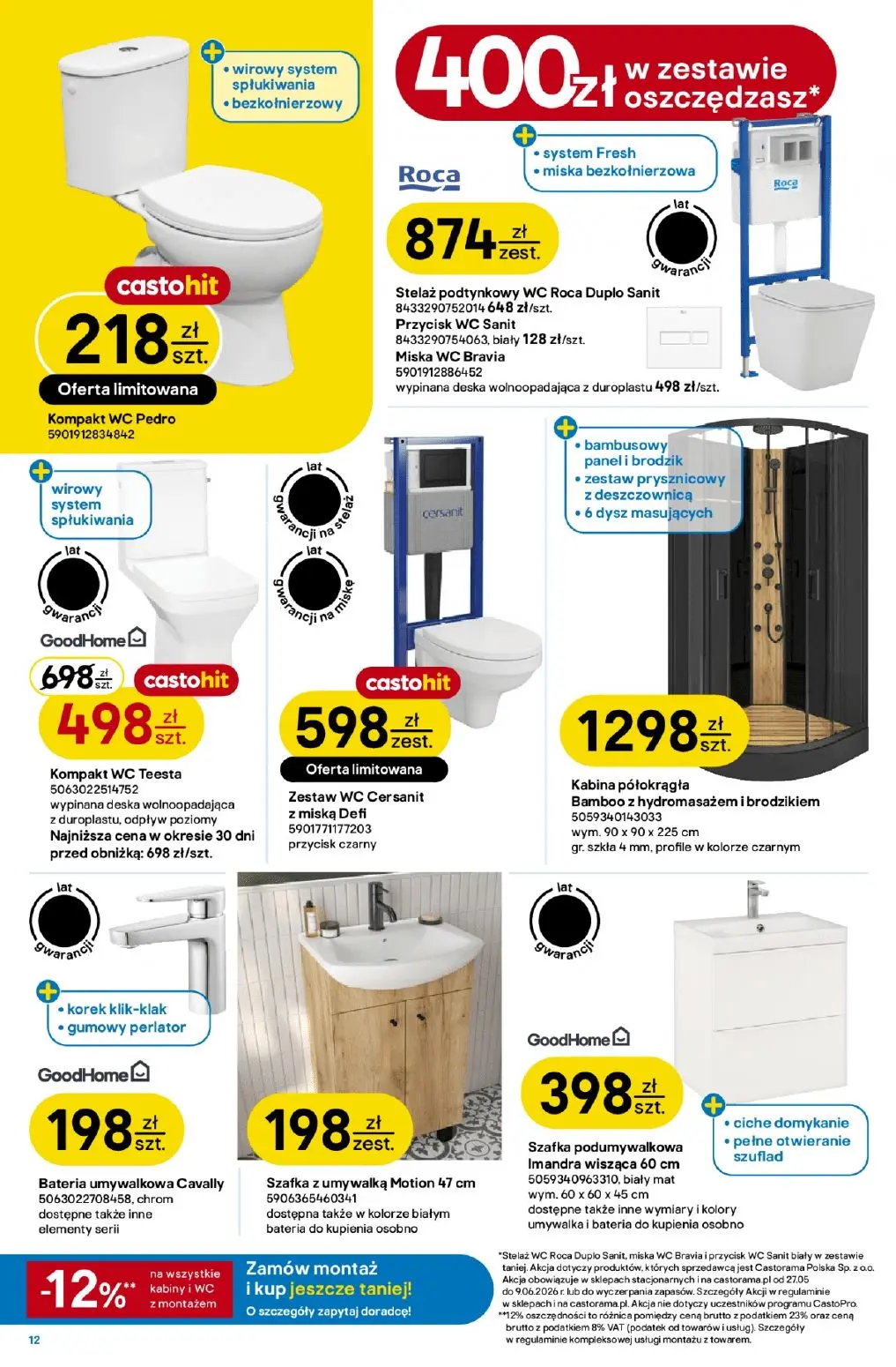 gazetka promocyjna castorama W teorii budowa - Strona 12