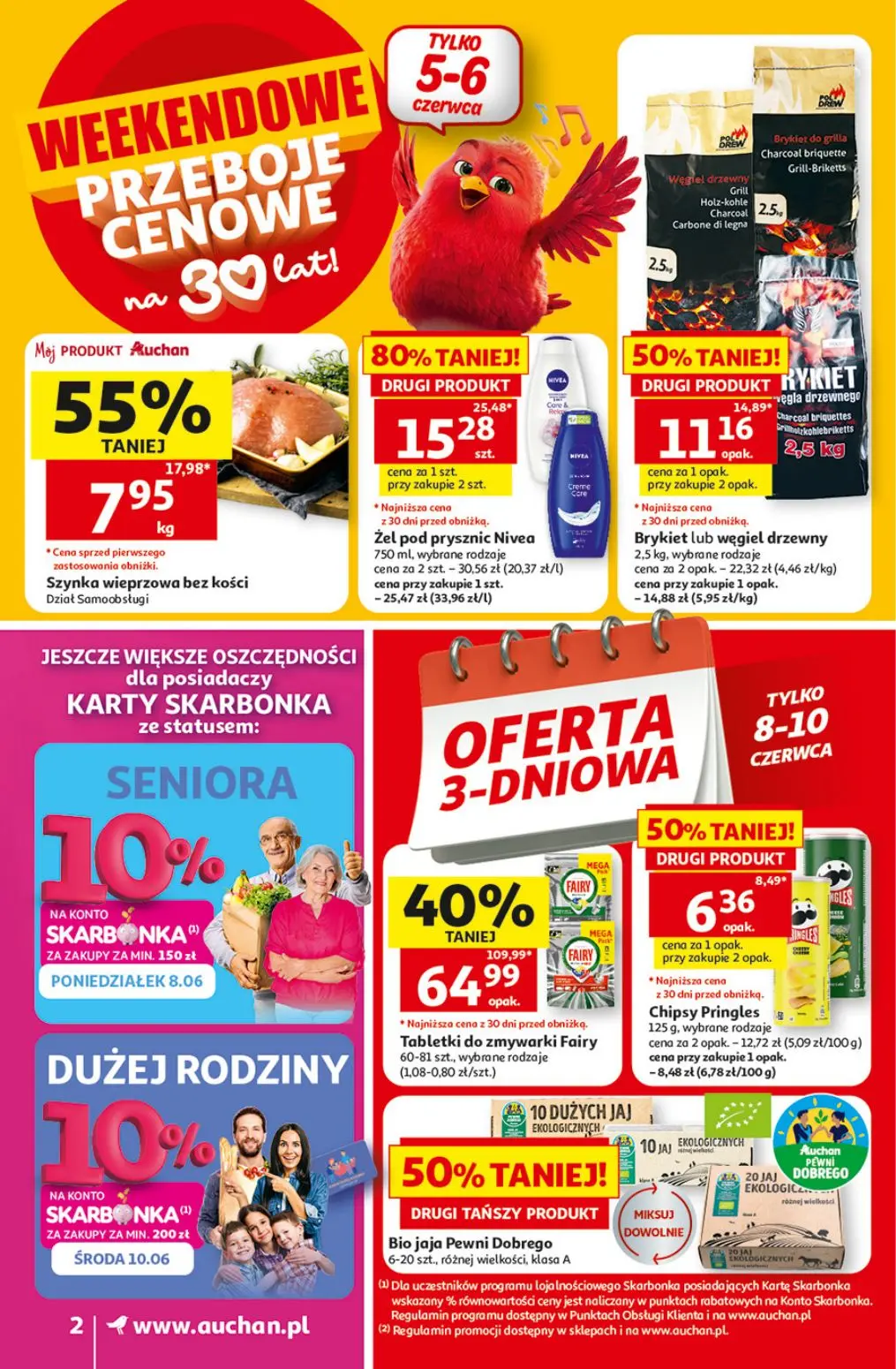gazetka promocyjna Auchan Supermarket Oszczędni potrafią wyczekać okazję - Strona 2