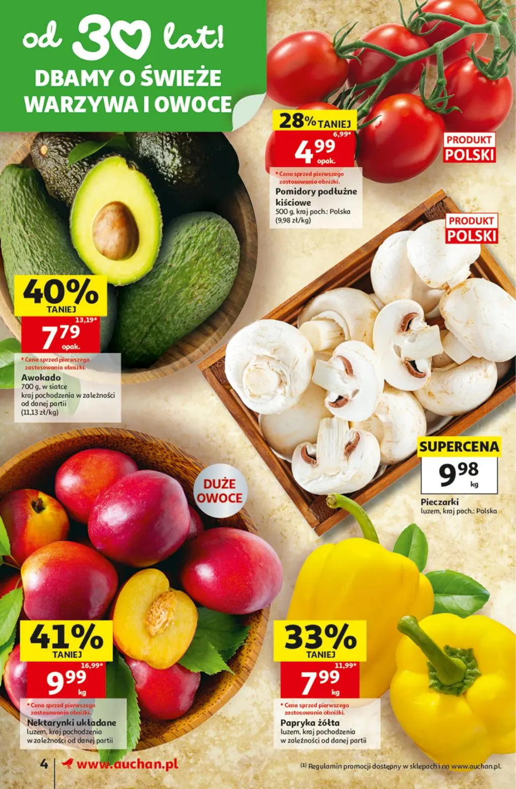 gazetka promocyjna Auchan Supermarket Oszczędni potrafią wyczekać okazję - Strona 4